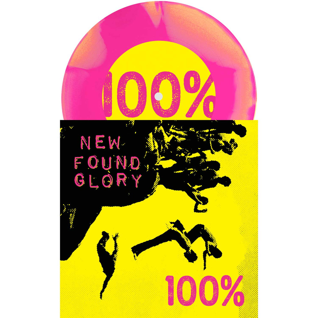100% - Neon Yellow / Neon Pink Aside/Bside 7"