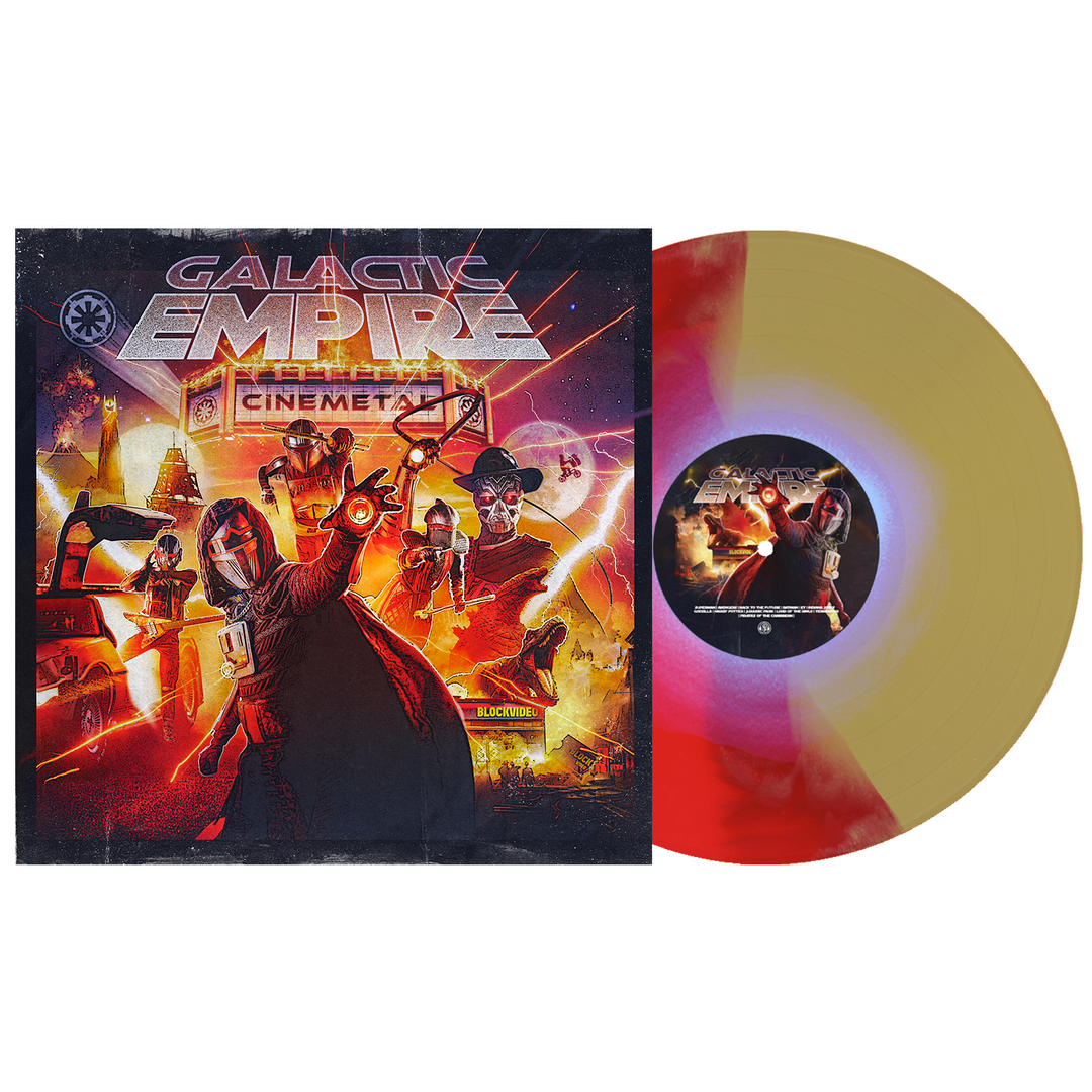 Cinemetal - Blue in Half Red / Half Gold LP