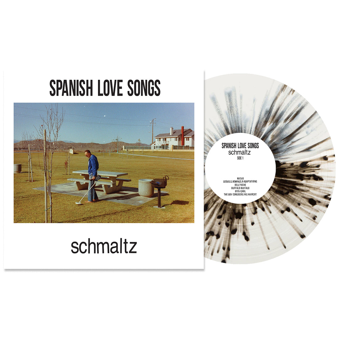 Schmaltz - Half Clear/Half White with Black Splatter LP