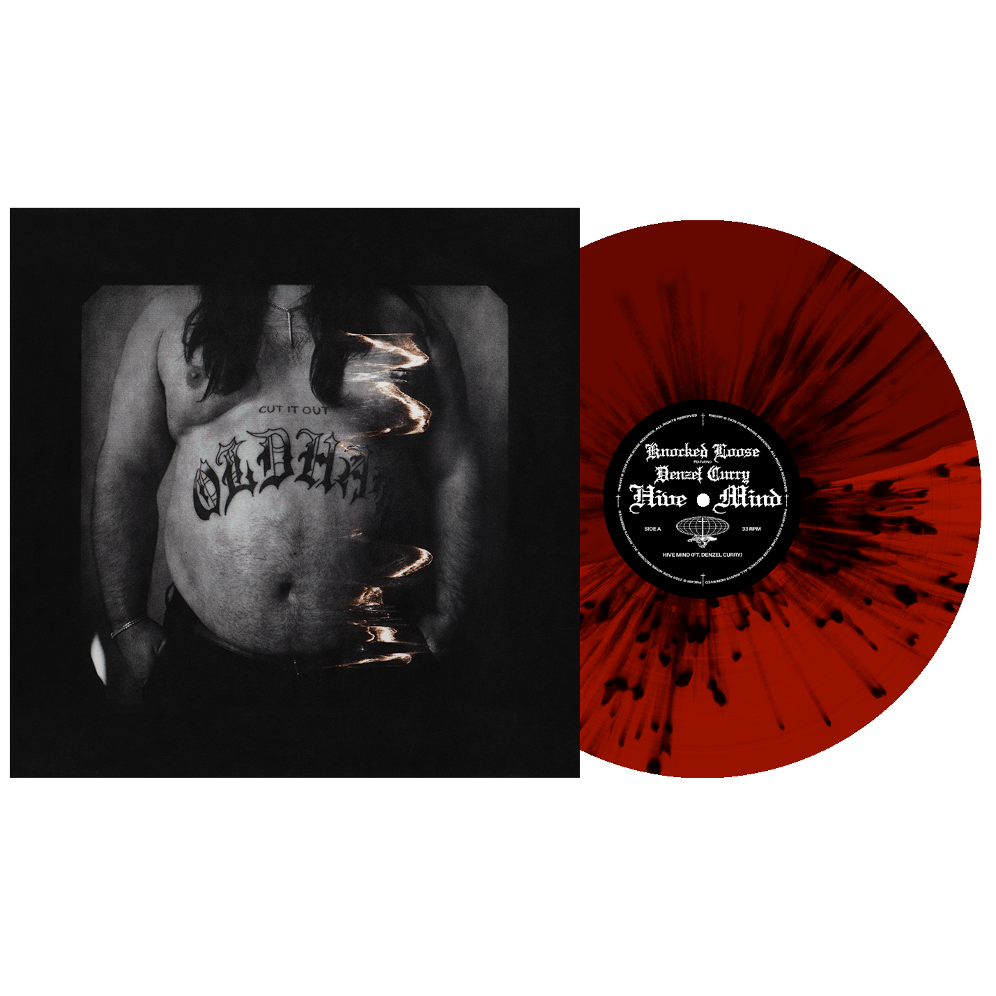 Hive Mind (feat. Denzel Curry) - Half Blood Red/Half Red with