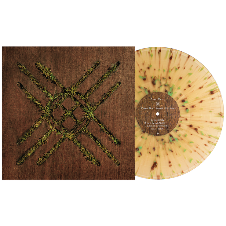 Violent Grief: Acoustic Selections - Beer W/ Heavy Brown & Olive Splatter LP