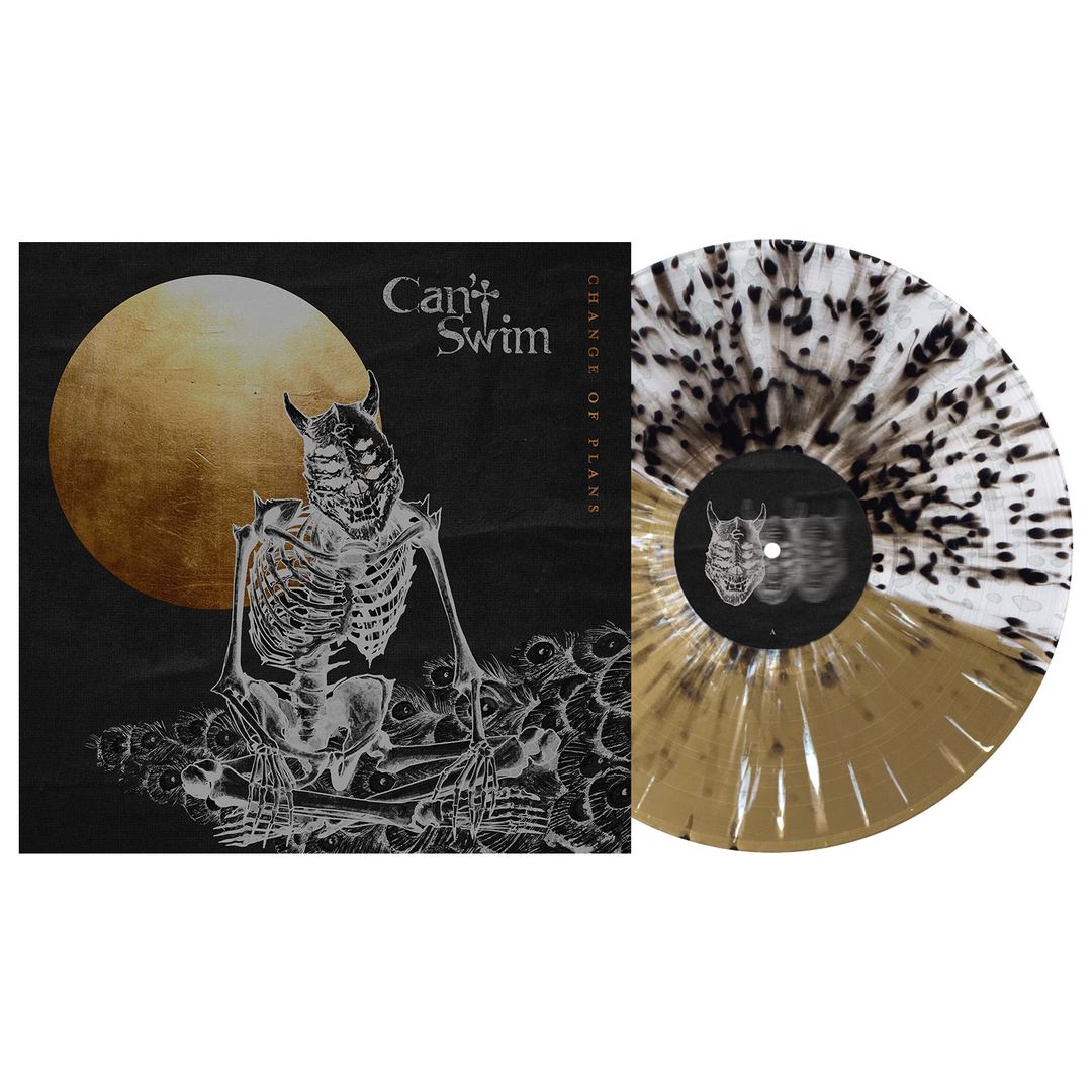 Change Of Plans - Half Clear / Half Gold W/ Heavy Black & Silver Splatter LP - Vinyl