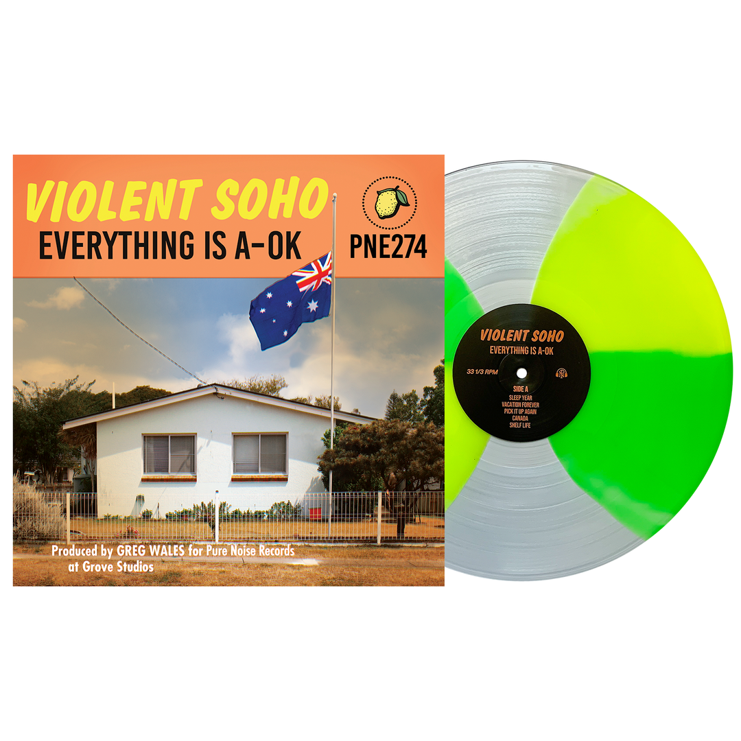 Everything Is A-Ok - Yellow Green Twist LP - Vinyl