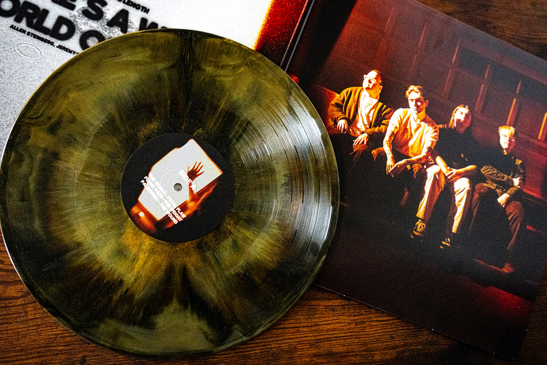 There’s A Whole World Out There - Orange, Black & White Marble w/ Glitter LP