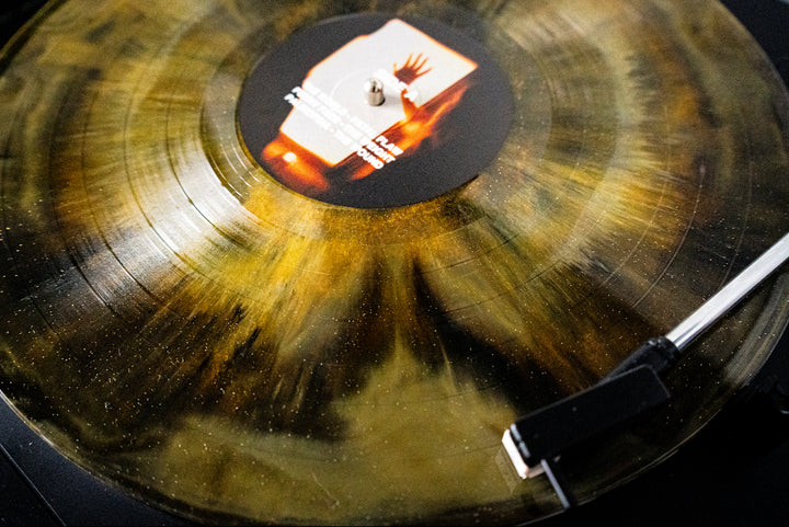 There’s A Whole World Out There - Orange, Black & White Marble w/ Glitter LP