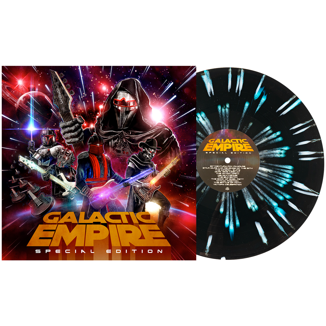 Special Edition - Black & Sea Blue Aside/Bside W/ Heavy White Splatter LP - Vinyl