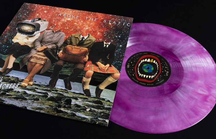 Above The Static - Purple, Hot Pink & White Galaxy LP