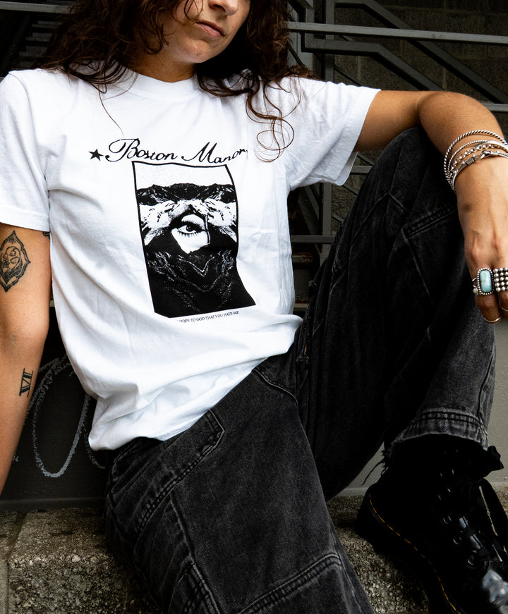 I Hope To God That You Hate Me White T-Shirt