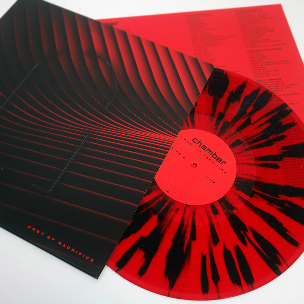 Cost of Sacrifice - Red w/ Black Splatter LP - Vinyl