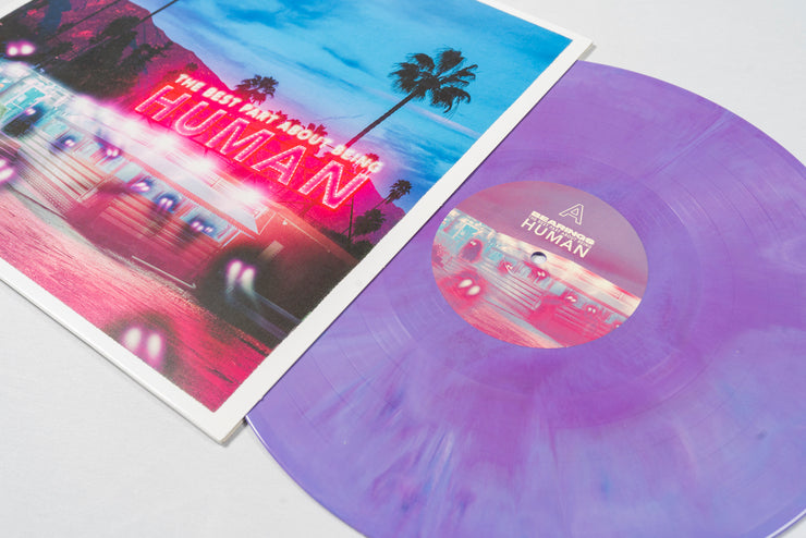 The Best Part About Being Human - Purple, White & Blue Galaxy LP