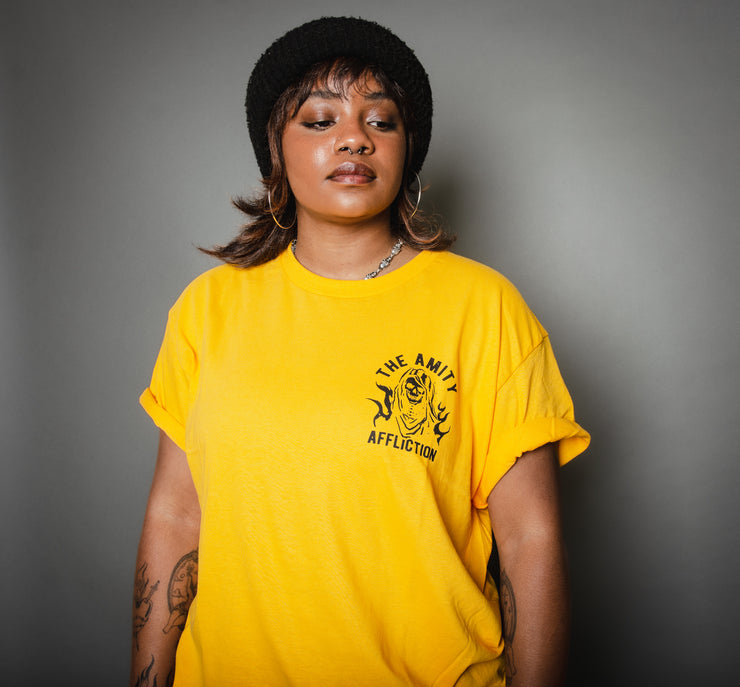 Not Without My Ghosts Yellow - Tee