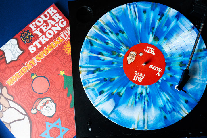 Holiday Special Live - Blue & White aside/bside w/ White and Gold splatter LP - Vinyl