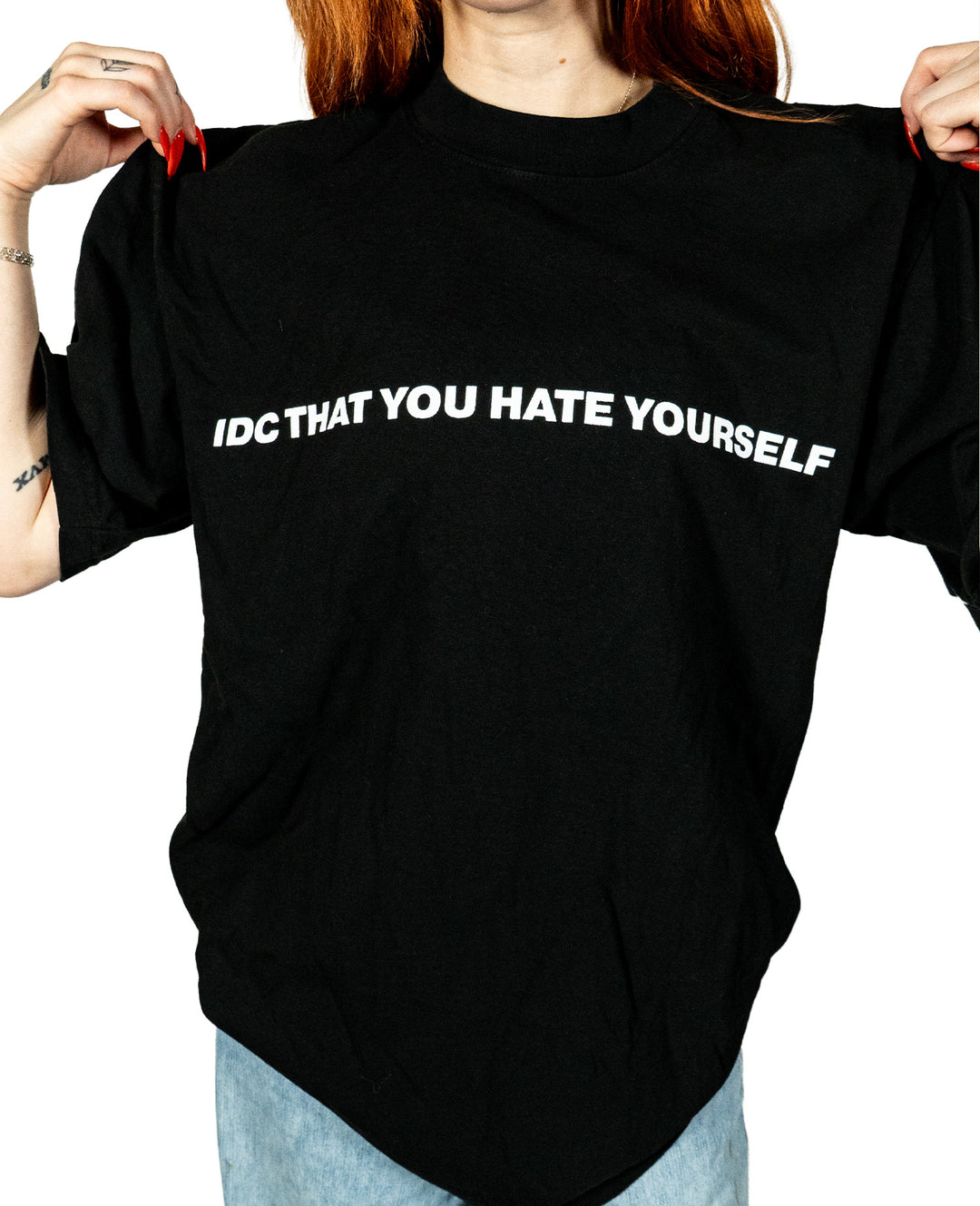 Hate Yourself Black T-Shirt