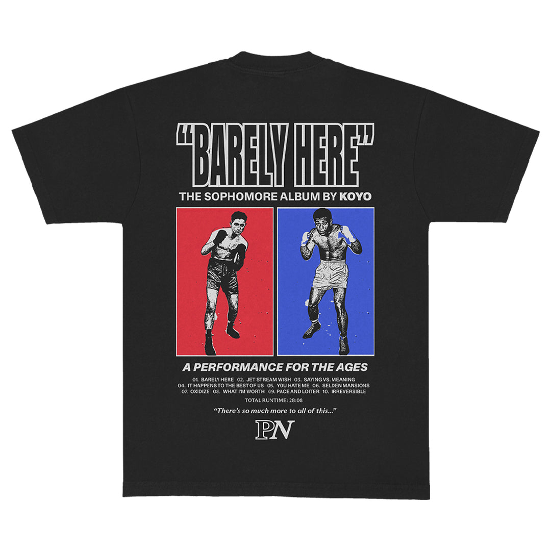 Barely Here Boxer Black T-Shirt