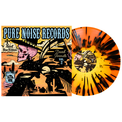 Dead Formats Vol. 2 - Yellow in Orange w/ Black Splatter LP
