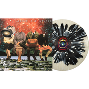 Above The Static - Black inside of Glow In The Dark Milky Clear with White splatter LP