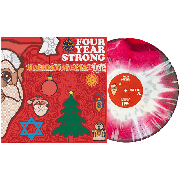 Holiday Special Live - Red, White & Green Aside/Bside w/ White Splatter LP