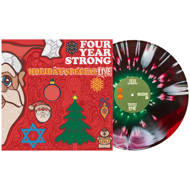 Holiday Special Live - Red, White & Green Aside/Bside w/ White Splatter LP