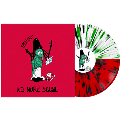 No More Sound - Half Blood Red / Half White W/ Green & Black Splatter LP