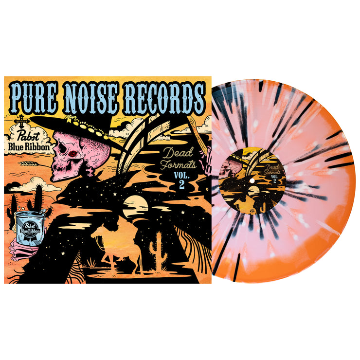 Dead Formats Vol. 2 - Baby Pink / Orange Aside/Bside W/ Black & White Splatter LP