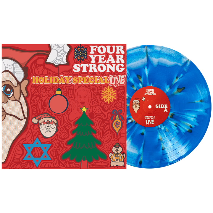 Holiday Special Live - Blue & White aside/bside w/ White and Gold splatter LP - Vinyl