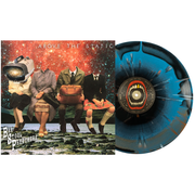 Above The Static - Halloween Orange, Cyan Blue & Black Aside/Bside w/ White & Orange Splatter LP