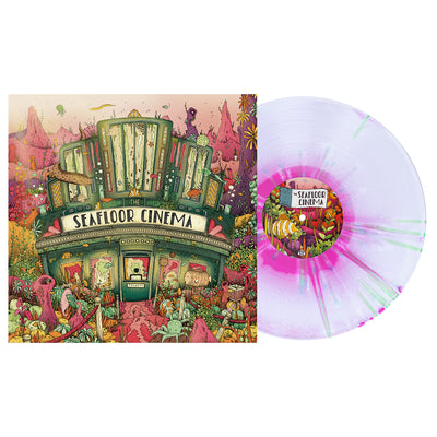Seafloor Cinema - White & Pink Aside Bside w/ White and Mint splatter LP
