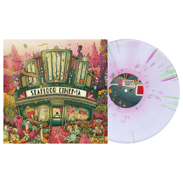 Seafloor Cinema - White & Pink Aside Bside w/ White and Mint splatter LP