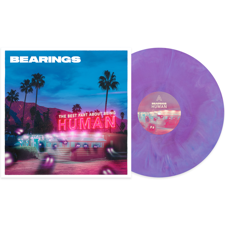 The Best Part About Being Human - Purple, White & Blue Galaxy LP