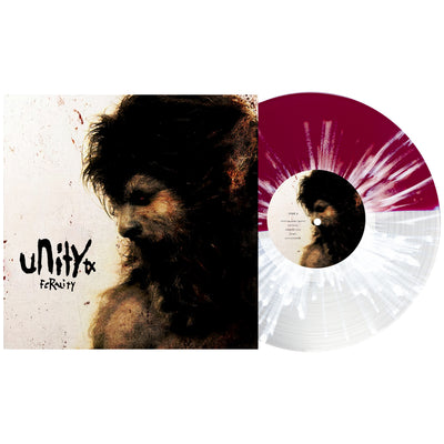 FERALITY - Half Oxblood / Half Clear W/ Heavy White Splatter LP