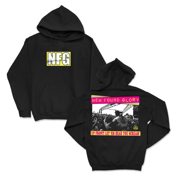 Upfront Black Hoodie