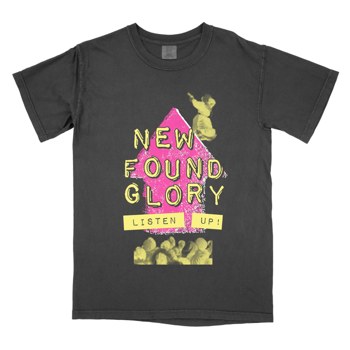 Listen Up! Black T-Shirt