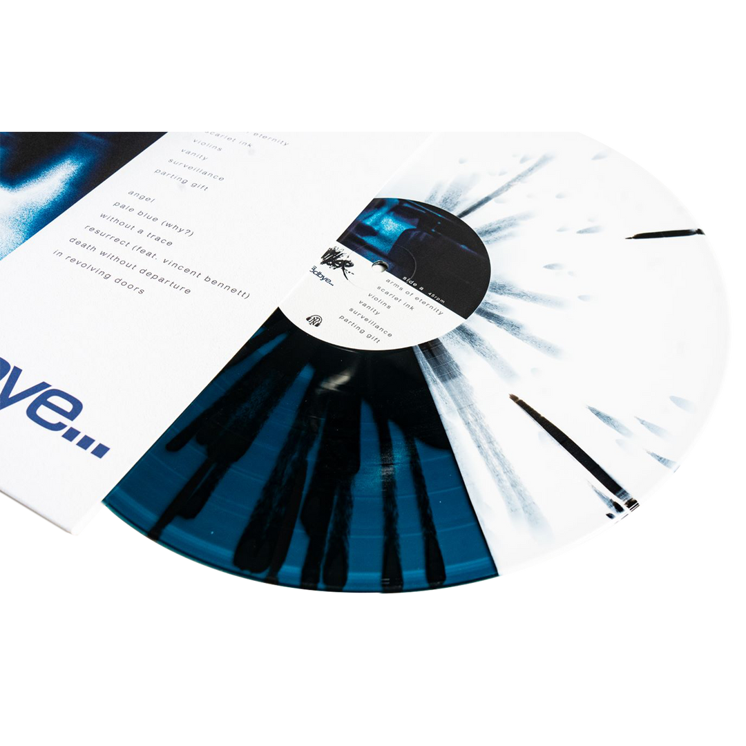 this is goodbye... Black in Sea Blue / White with Black Splatter LP