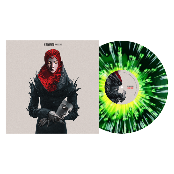 House of Cards - Yellow in Green with White Splatter LP