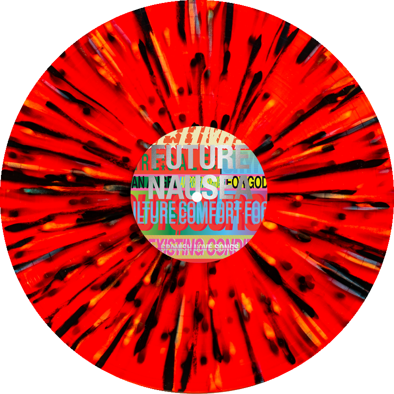 Future Nausea - Blood Red w/ Rainbow Splatter LP