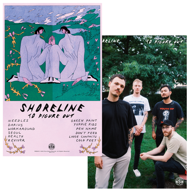 To Figure Out - Clear w/ Violet, Baby Pink & Evergreen splatter LP