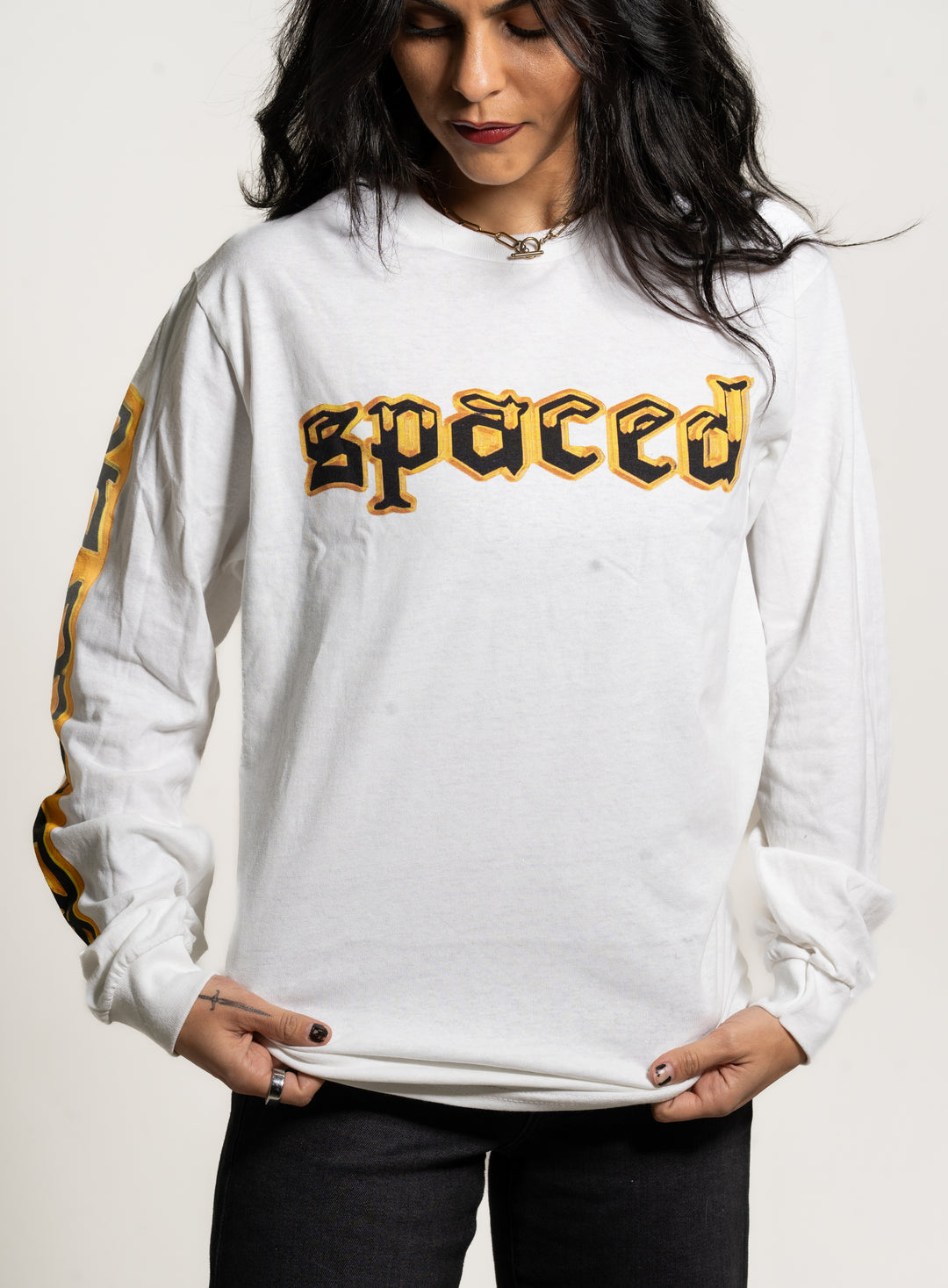 Logo White Long Sleeve