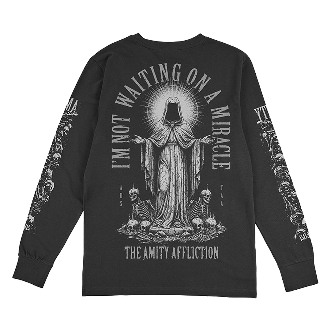 I'm Not Waiting On A Miracle Black Long Sleeve