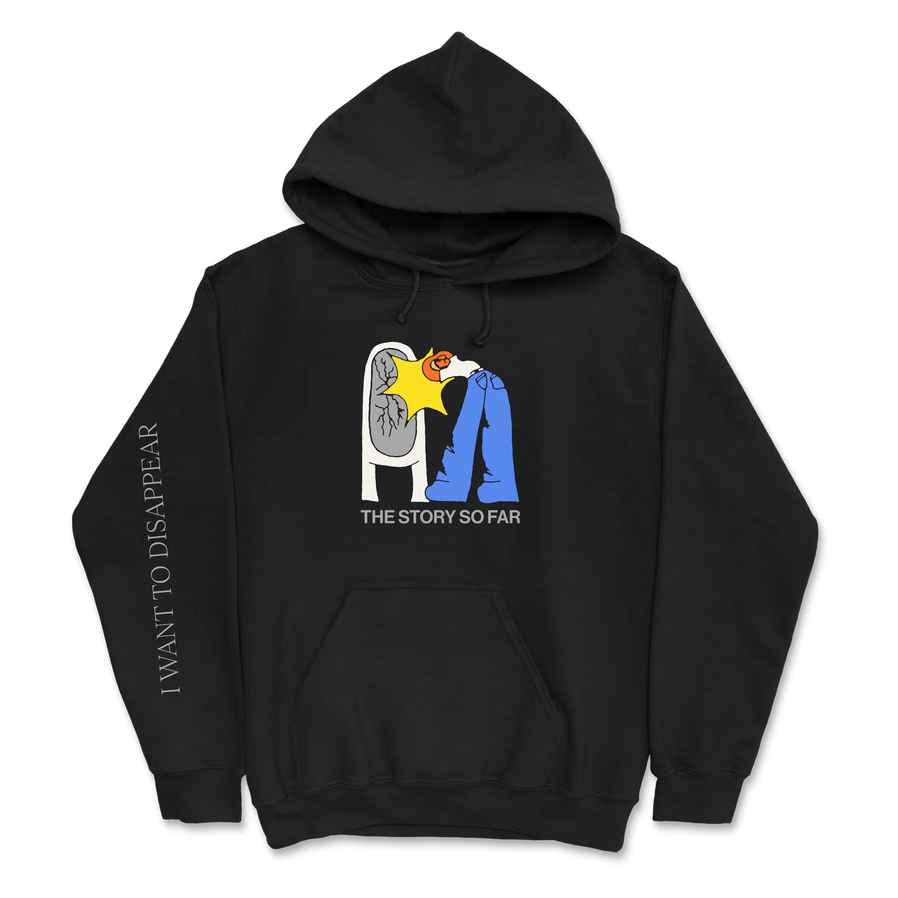 drop a gear and disappear hoodie I Want To Disappear Black - Pullover