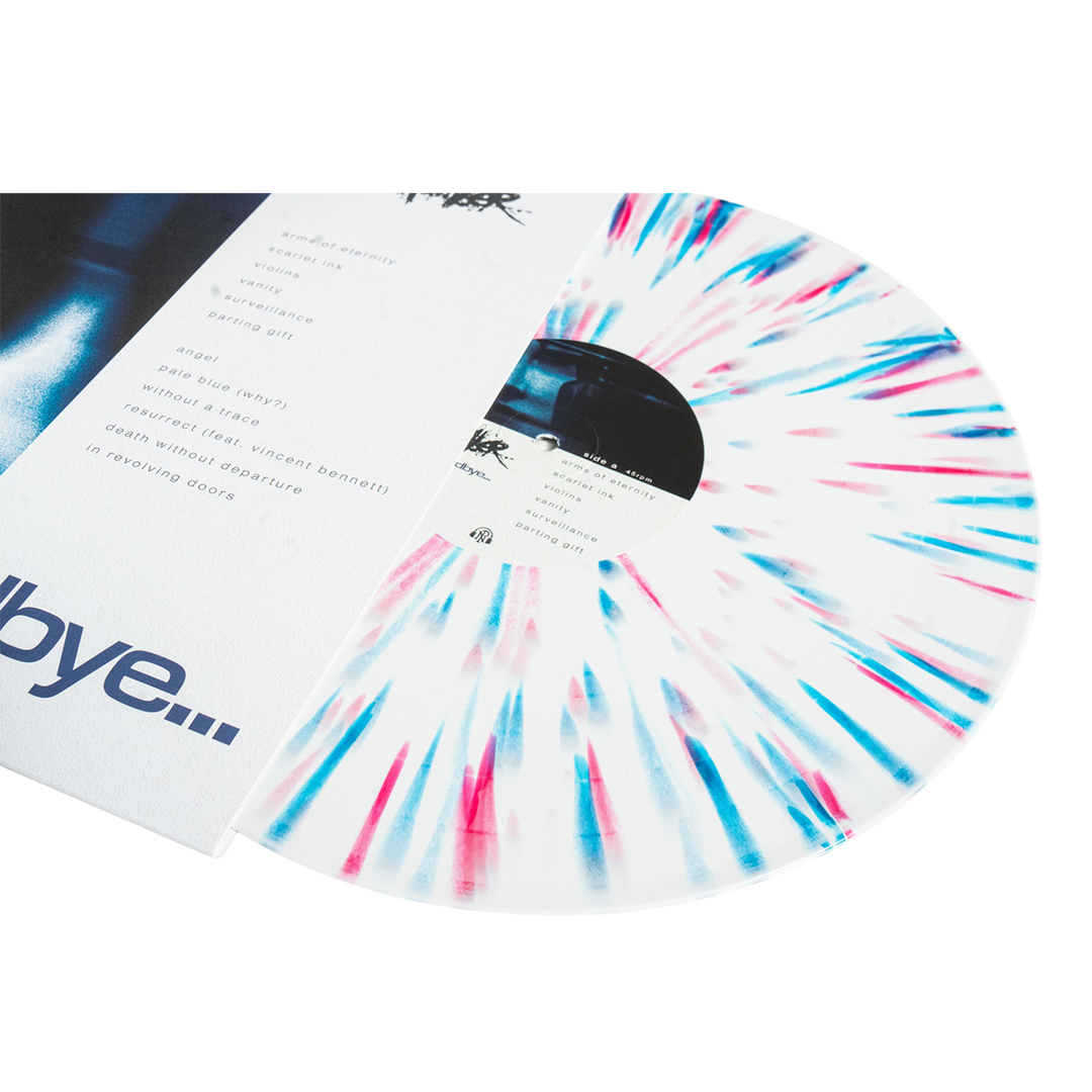 this is goodbye... White with Magenta and Blue Dot Splatter LP