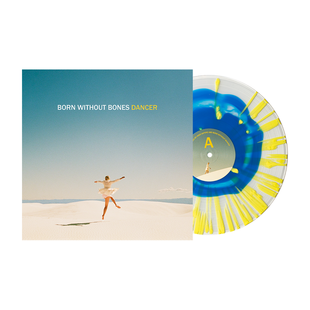 Dancer - Blue in Clear W/ White & Yellow Splatter LP