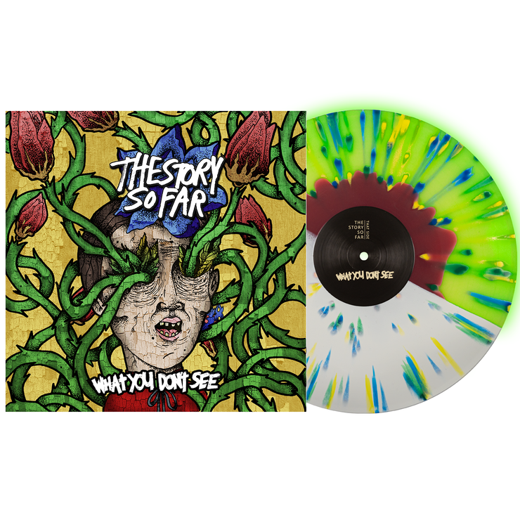 What You Don’t See - Oxblood GITD Clear/Half White W/ Multi-Color Splatter LP