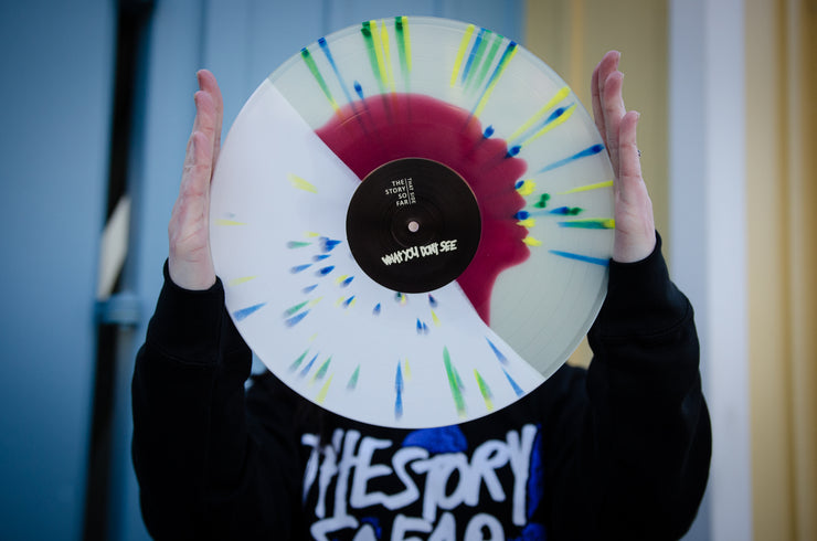 What You Don’t See - Oxblood GITD Clear/Half White W/ Multi-Color Splatter LP