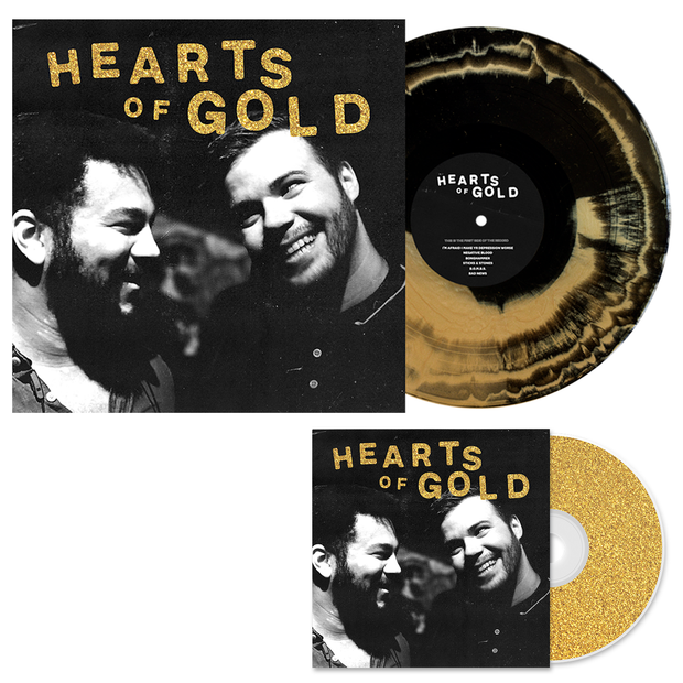 Hearts Of Gold - CD + Black & Gold Aside/Bside LP Bundle