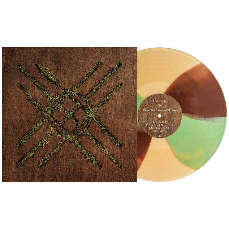 Violent Grief: Acoustic Selections - Beer W/ Brown & Olive Twist LP