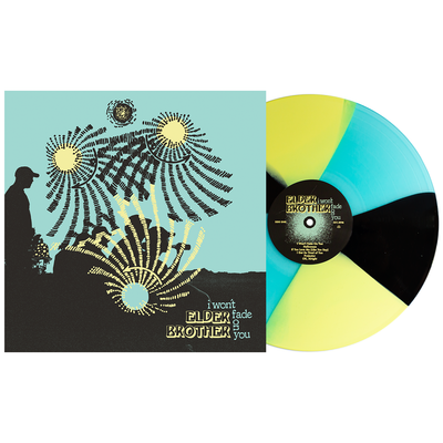 I Won’t Fade On You - Electric Blue W/ Easter Yellow & Black Twist LP