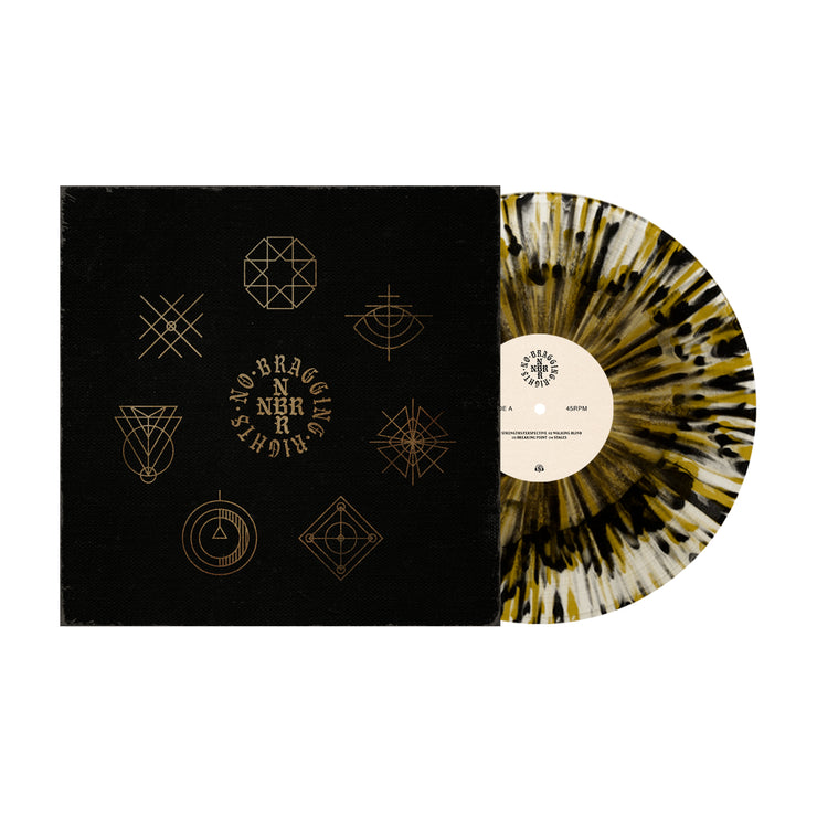 No Bragging Rights - Bone In Clear W/ Heavy Black & Gold Splatter LP