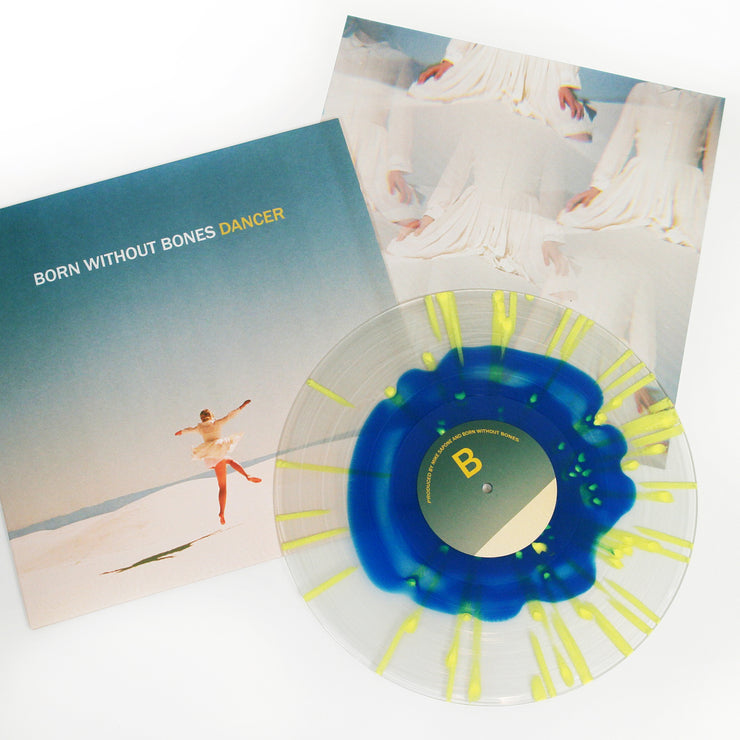 Dancer - Blue in Clear W/ White & Yellow Splatter LP