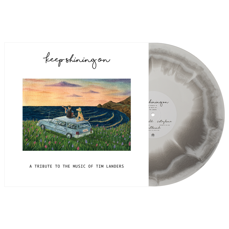 Keep Shining On: A Tribute To The Music Of Tim Landers - White & Grey Aside/Bside LP