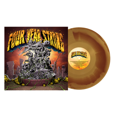 Enemy Of The World - Brown & Gold Aside/Bside LP